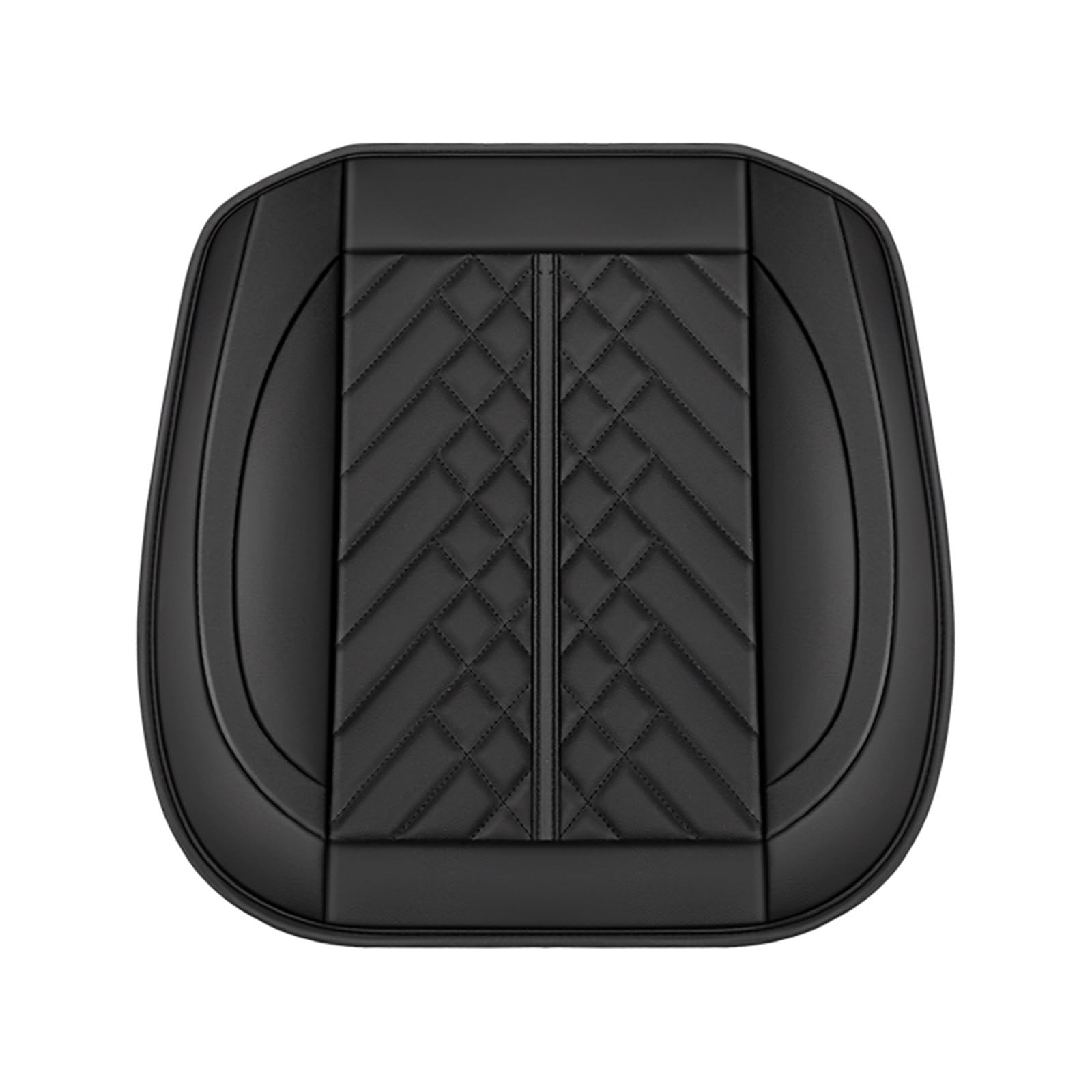 CQRBNE Autositzbezüge Für FIAT Für Grande Für Punto Für Freemont Für Bravo Für Egea Für Panda 500 Auto Sitzbezüge Universal Leder Wasserdicht Auto-Schonbezüge(1Pcs-Black) von CQRBNE