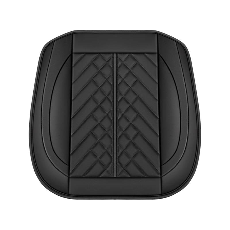 CQRBNE Autositzbezüge Für FIAT Für Grande Für Punto Für Freemont Für Bravo Für Egea Für Panda 500 Auto Sitzbezüge Universal Leder Wasserdicht Auto-Schonbezüge(1Pcs-Black) von CQRBNE