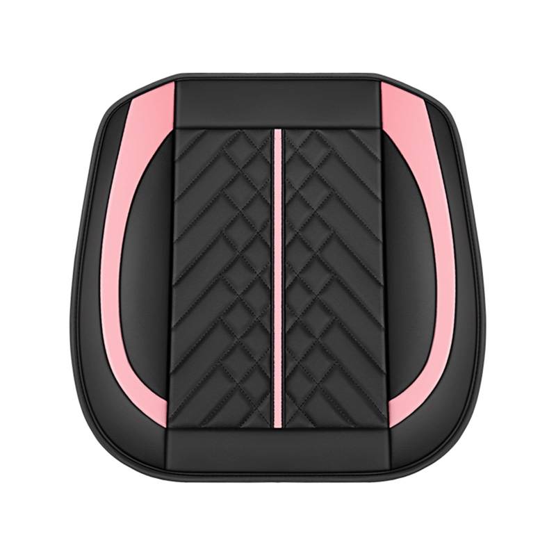 CQRBNE Autositzbezüge Für FIAT Für Grande Für Punto Für Freemont Für Bravo Für Egea Für Panda 500 Auto Sitzbezüge Universal Leder Wasserdicht Auto-Schonbezüge(1Pcs-Pink) von CQRBNE