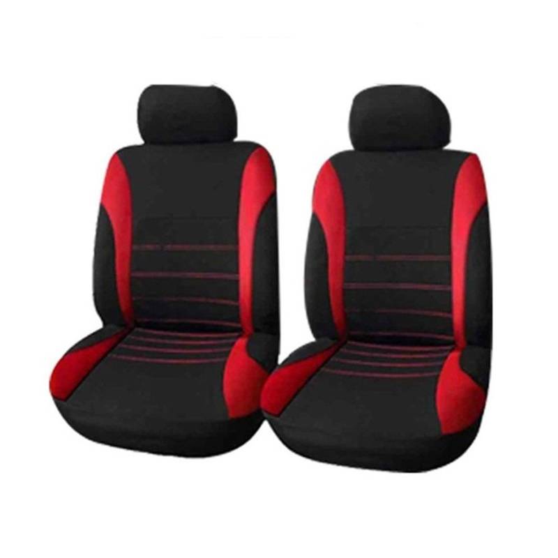 CQRBNE Autositzbezüge Für MG 3 5 6 7 GT ZS HS RX5 Auto Sitzkissen Schutz Abdeckung 2/5 Sitze Auto sitzbezüge Auto-Schonbezüge(ZT05-2Seats-red) von CQRBNE