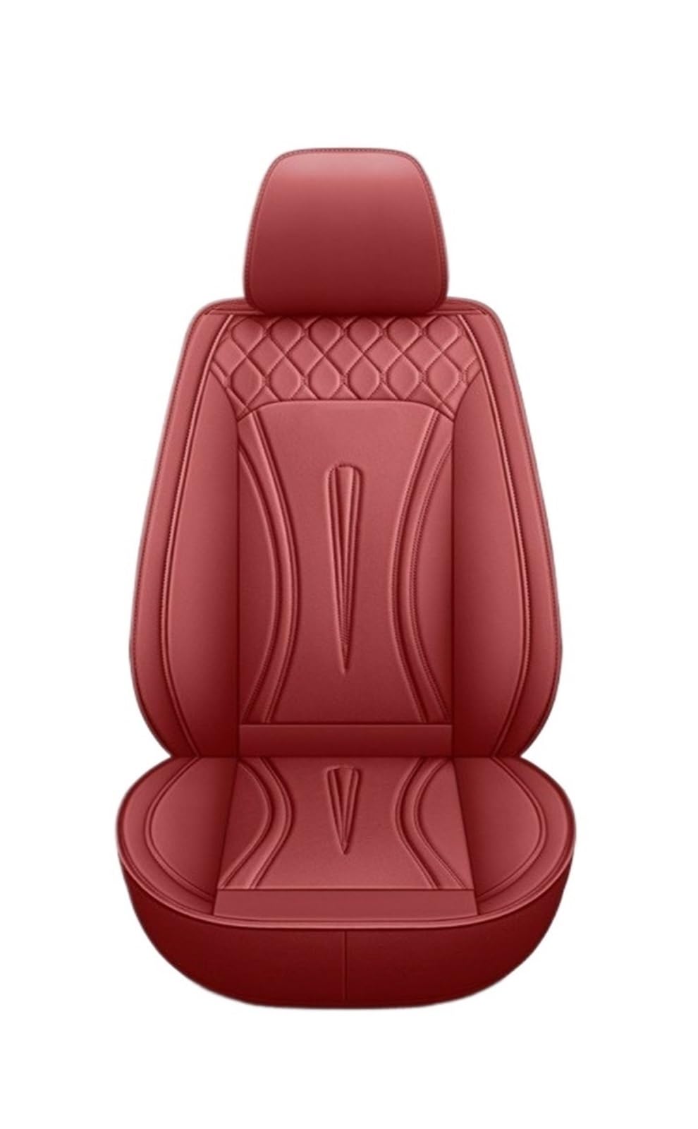 CQRBNE Autositzbezüge Für MG 3SW Für MG3 Für MG5 Für MGZS Für MG7 RX5 GS HS Vollständige Abdeckung Universal Set Von 5 Sitz Auto Leder Sitzbezüge Auto-Schonbezüge(Wine red) von CQRBNE