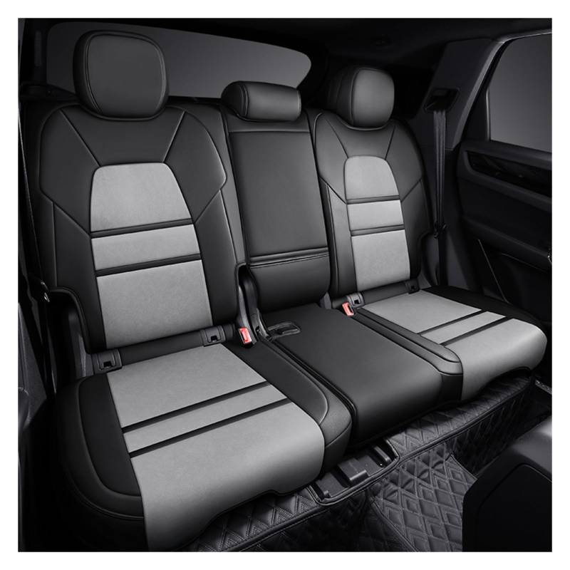 CQRBNE Autositzbezüge Für Mitsubishi Für Outlander XL 3 Für Lancer X Für Eclipse L200 Für Pajero Für Sport Für Colt Auto Sitzbezüge Zubehör Auto-Schonbezüge(Rear Seats 4) von CQRBNE