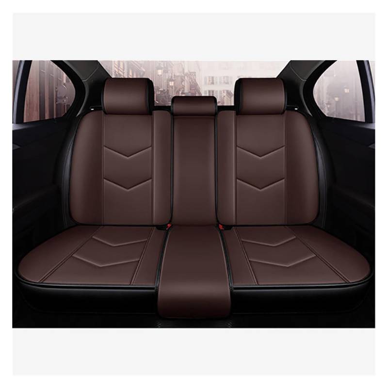 CQRBNE Autositzbezüge Für Mitsubishi L200 Für ASX Für Lancer X Für Outlander 3 Für Eclipse Für Cross Für Colt Universal Auto Sitzbezüge Auto-Schonbezüge(Rear seat c) von CQRBNE