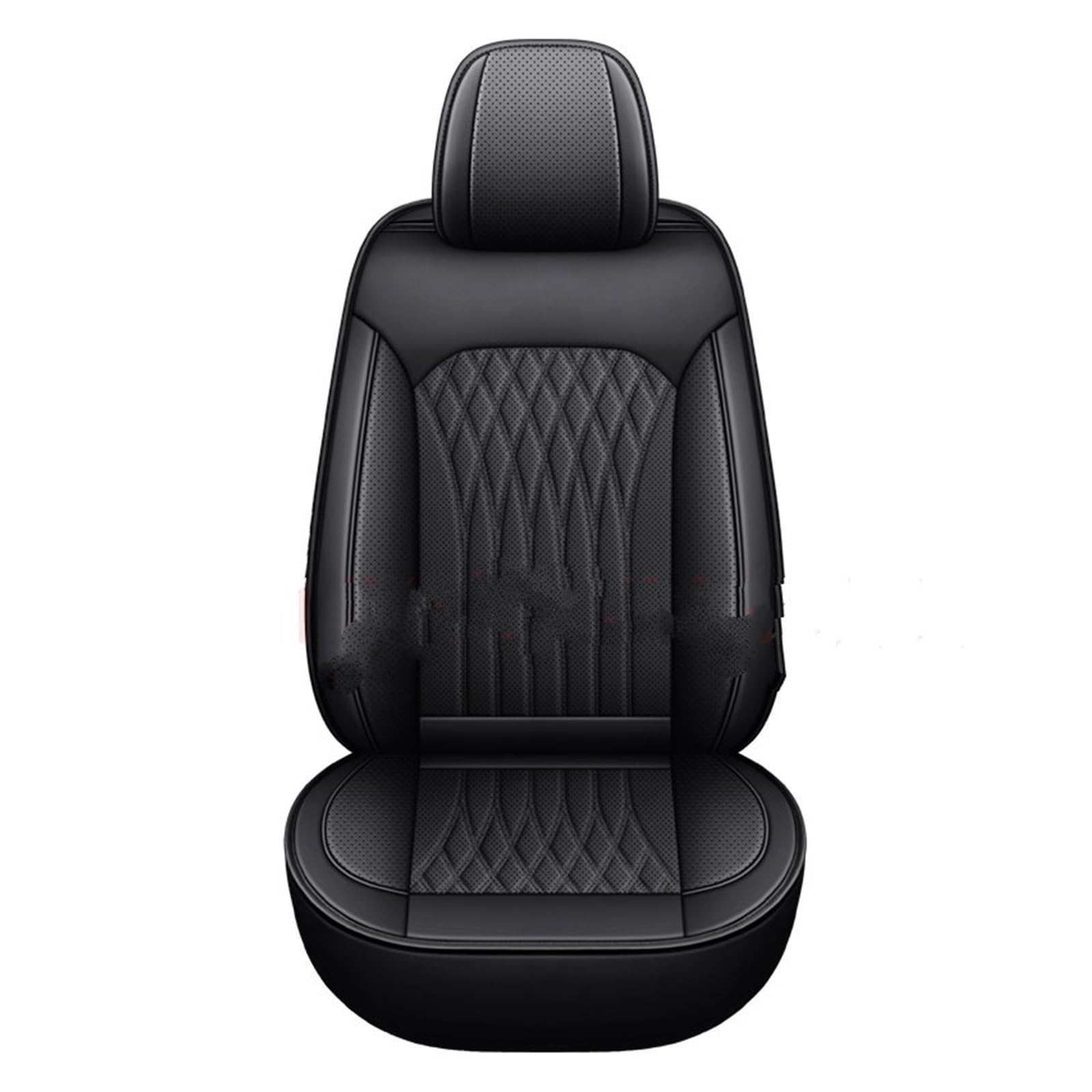 CQRBNE Autositzbezüge Für Q5 Q2 Q3 Q6 Q7 Q8 S1 S4 S5 S6 SQ5 RS3 Alle Automodelle Pu-Leder Universal Autositzbezug Auto-Schonbezüge(Black 1 Seat) von CQRBNE