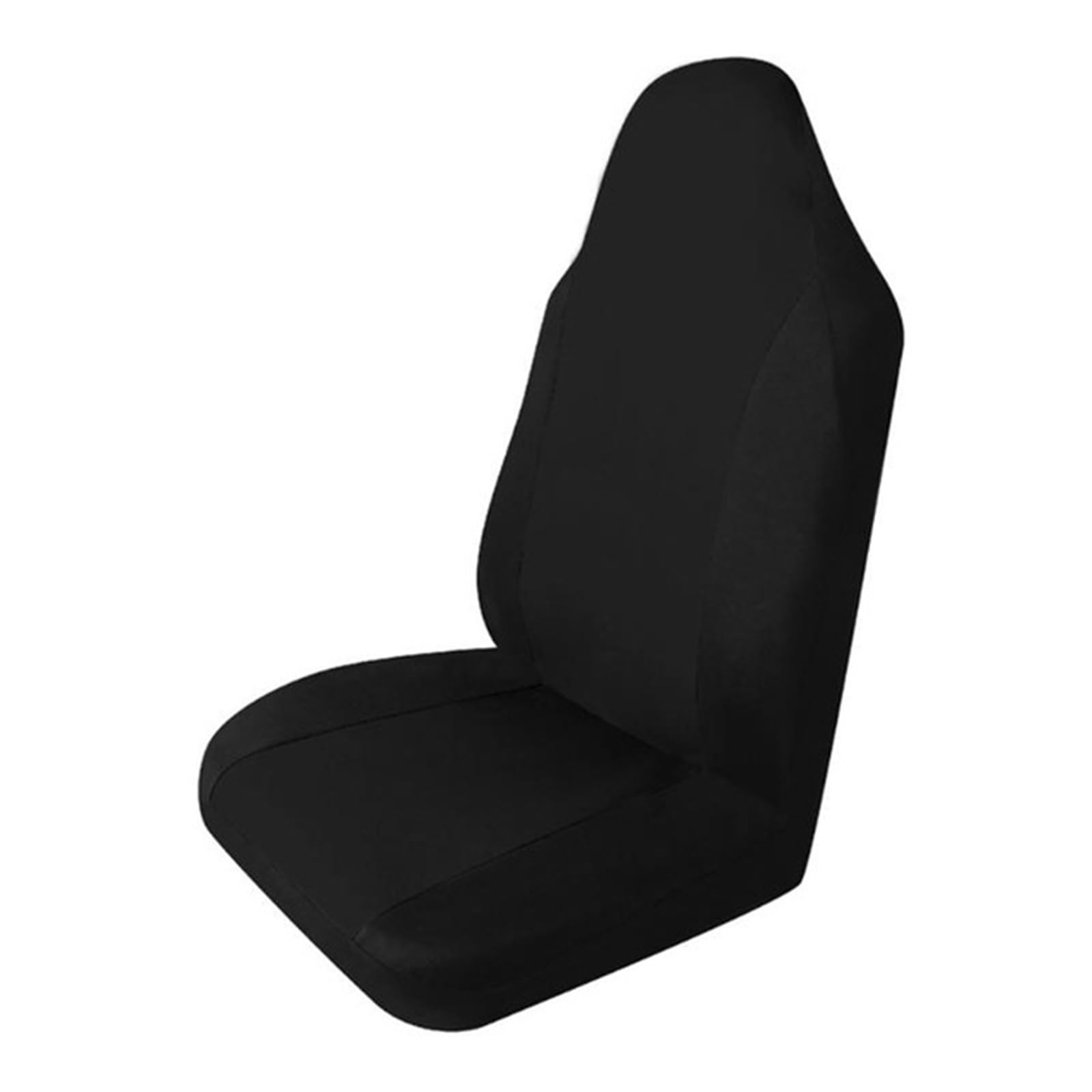 CQRBNE Autositzbezüge Für Skoda Für Fabia Universal Auto Vorne/Hinten Sitzbezug Protektoren Set Airbag Kompatibel Auto-Schonbezüge(Black 1 Piece) von CQRBNE