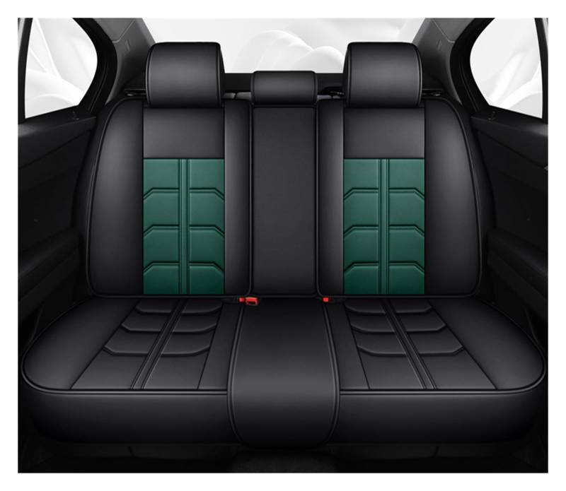 CQRBNE Autositzbezüge Für Suzuki Für Swift Für Grand Für Vitara Für Ignis Für Sx4 S Cross Universelle wasserdichte Leder Auto Sitz Abdeckung Auto-Schonbezüge(Rear Seats-Green) von CQRBNE