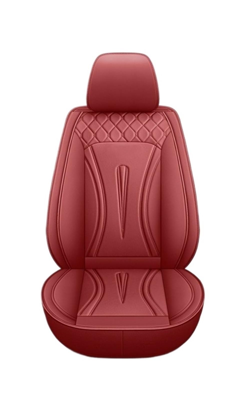 CQRBNE Autositzbezüge Für Toyota Für Corolla Für Camry Für Rav4 Für Auris Für Prius Universal Set Von 5 Sitz Auto Leder Sitzbezüge Auto-Schonbezüge(Wine red) von CQRBNE