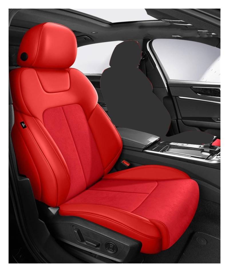 CQRBNE Autositzbezüge Für VW Für Golf 4 5 7 8 Für Golf Für GTI Leder All Inclusive Auto Sitz Abdeckung Auto Zubehör Innen Schutz Auto-Schonbezüge(Color D) von CQRBNE