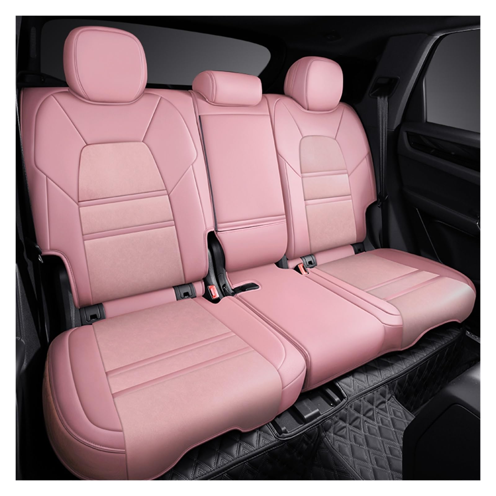 CQRBNE Autositzbezüge Für Volvo Xc60 V70 S40 V40 S80 Xc90 V50 S80 C30 Xc70 S90 Xc40 C70 Autositzbezüge Auto-Schonbezüge(Rear Seats 1) von CQRBNE