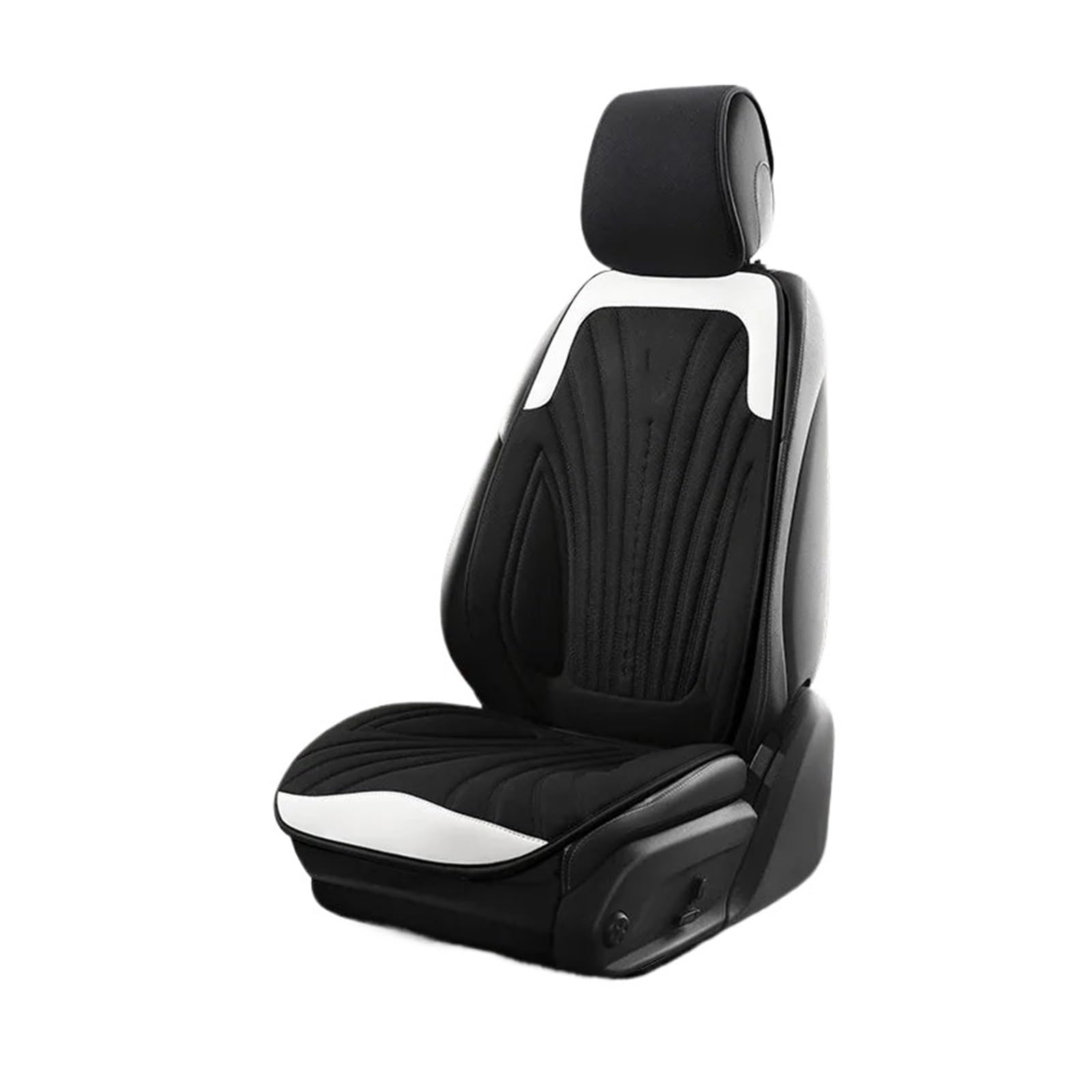 CQRBNE Autositzbezüge Universal Auto Sitz Abdeckung Vier Saison Auto Atmungsaktive Sattel Pad Sitzbezüge Für Auto Coole Sitze Abdeckung Schutz Auto-Schonbezüge(Black2 Fron seat Set) von CQRBNE