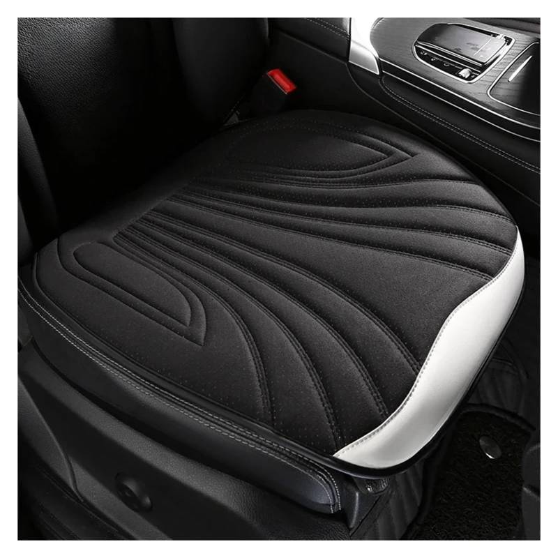 CQRBNE Autositzbezüge Universal Auto Sitz Abdeckung Vier Saison Auto Atmungsaktive Sattel Pad Sitzbezüge Für Auto Coole Sitze Abdeckung Schutz Auto-Schonbezüge(Black2 Front seat) von CQRBNE