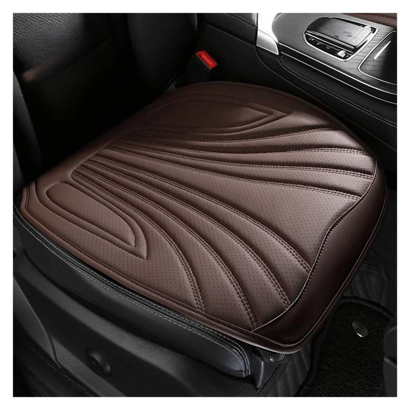 CQRBNE Autositzbezüge Universal Auto Sitz Abdeckung Vier Saison Auto Atmungsaktive Sattel Pad Sitzbezüge Für Auto Coole Sitze Abdeckung Schutz Auto-Schonbezüge(Brown Front seat) von CQRBNE