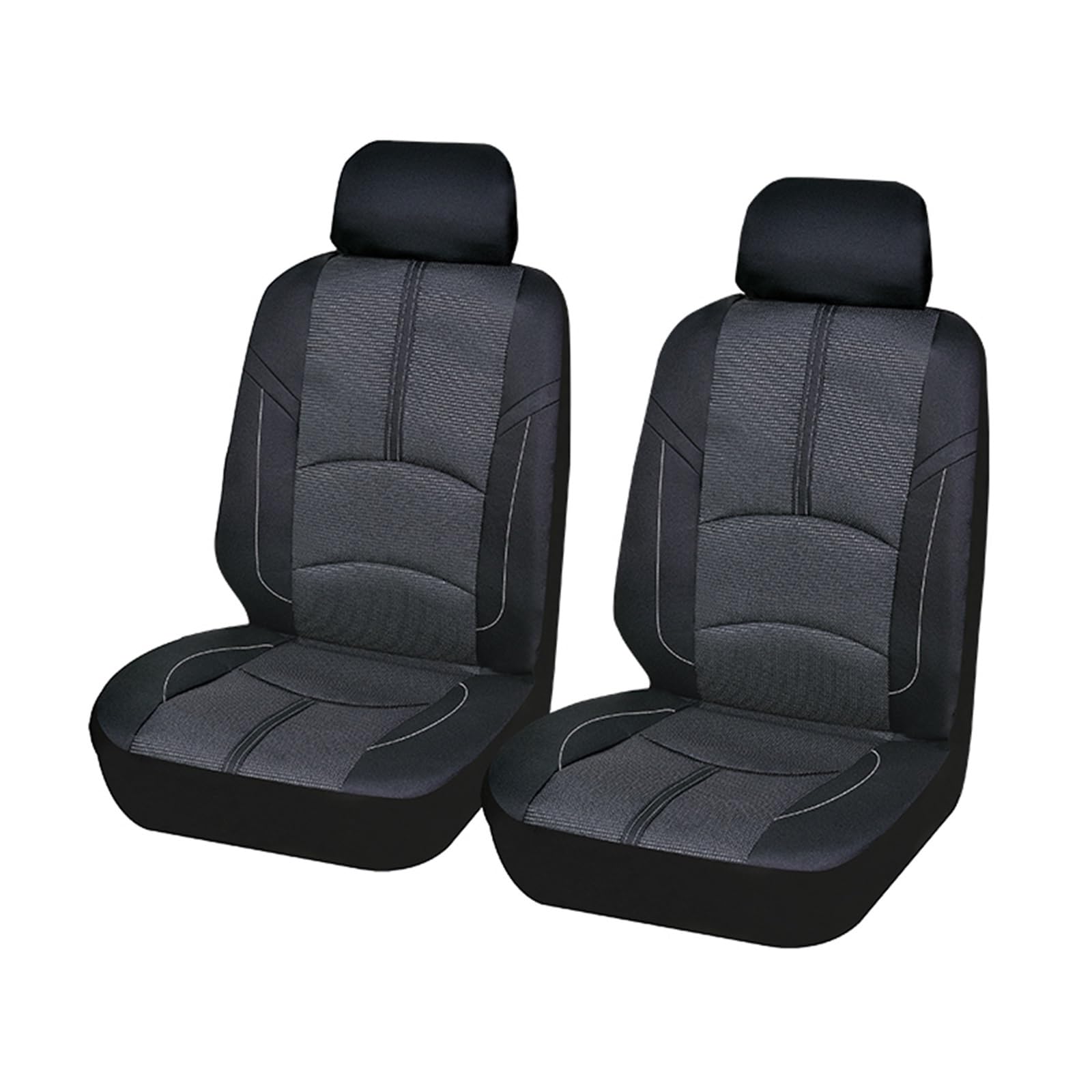 CQRBNE Autositzbezüge Universelles, Atmungsaktives Polyester-Oxford-Jacquard-Nähte-Autositzbezüge-Set, Sitzkissen, Sitzschutz Auto-Schonbezüge(2 Front Seats) von CQRBNE