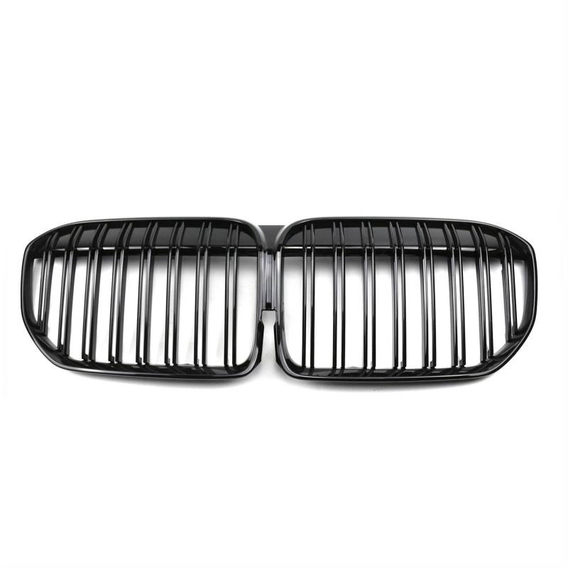 Front Bumper Grille Für 7 Series G11 G12 730i 740i 750i 740e 730d 2020-2022 Auto Vorderen Stoßfänger Nierengrill Haube Racing Grills Auto-Frontgrill(2-Slat) von CQRBNE