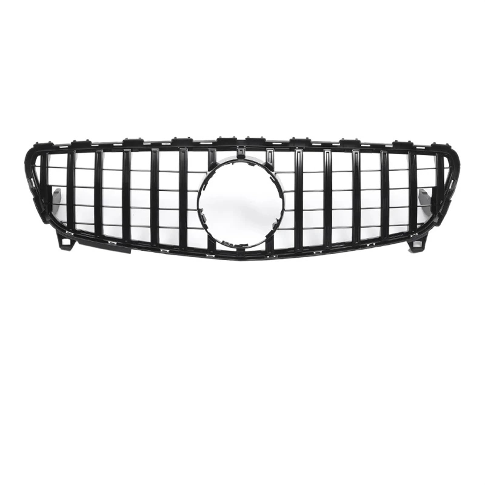 Front Bumper Grille Für Benz A-KLASSE W176 2013-2018 A180 A200 A250 GTR Diamant Stil Auto Vorderen Stoßfänger Gitter Haube Mesh Auto-Frontgrill(16-18 GT Black) von CQRBNE