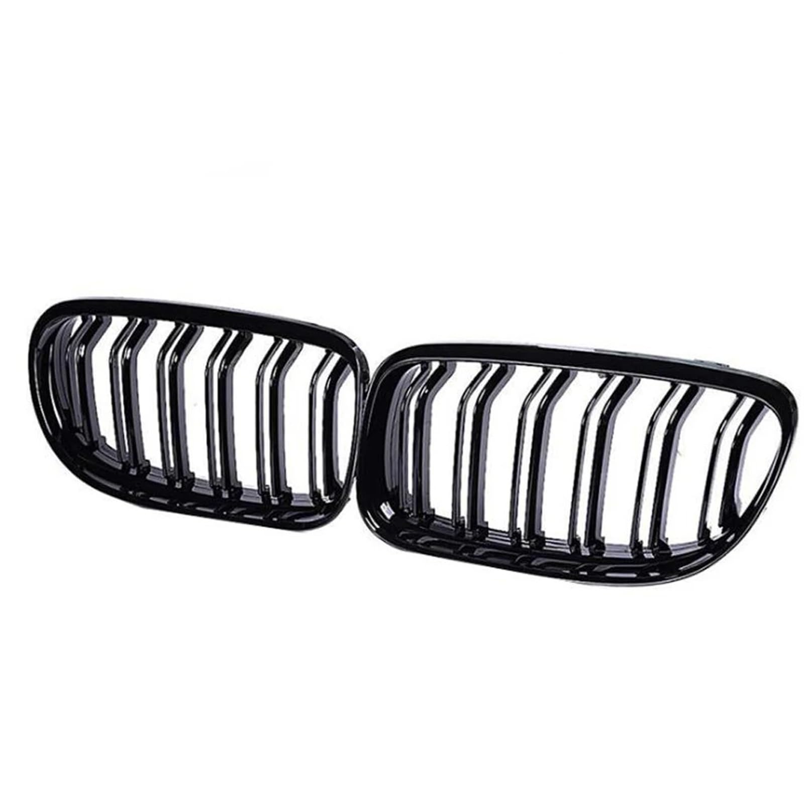 Front Bumper Grille Für E90 E91 3-Serie 4DR 2009-2012 Glanz Schwarz Front Sport Grill Haube Niere Trim Auto Frontgrill Auto-Frontgrill von CQRBNE