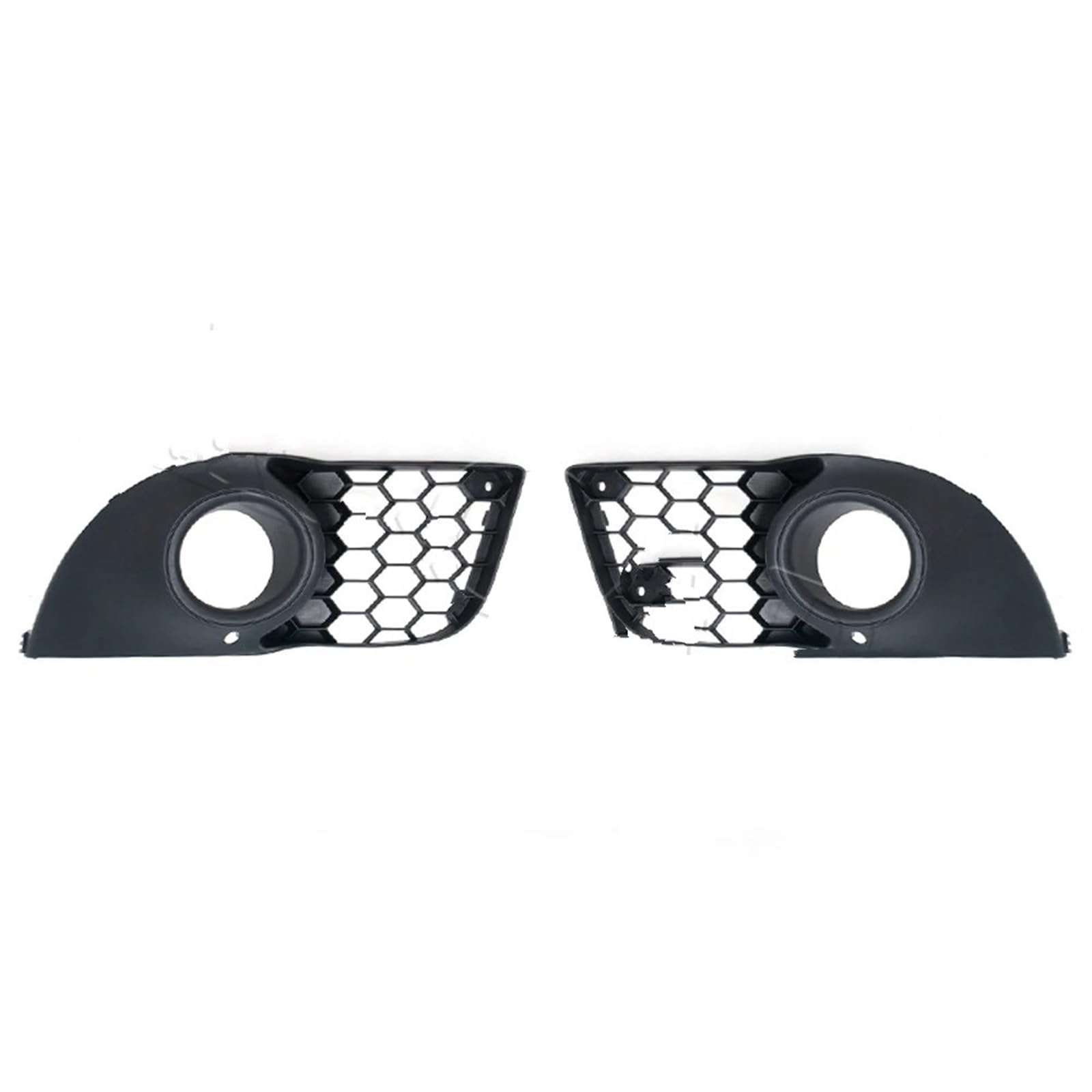 Front Bumper Grille Für Für Lancer EX Für Lancer Für Sportback Für Ralliart Limousine Frontstoßstange Nebelscheinwerfer Abdeckung Kühlergrill Blende Auto-Frontgrill(1 Left and 1 Right) von CQRBNE