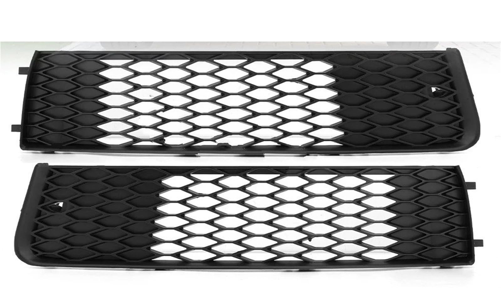 Front Bumper Grille Für Für Q7 4L Für S-Line 2009 2010 2011 2012-2015 Nebelscheinwerfergitter Renngrill Scheinwerfergitter Auto Nebelscheinwerferabdeckung Auto-Frontgrill(1 Paar) von CQRBNE