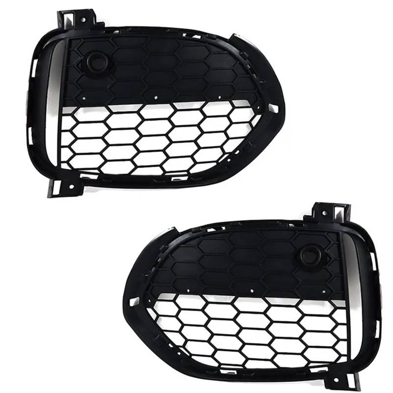 Front Bumper Grille Für Für X5 F15 2012-2015 Sport Front Stoßstange Kühlergrill Nebel Lampe Abdeckung Rahmen Auto Teile 51118064633 51118064635 Auto-Frontgrill(1 Left 1 Right) von CQRBNE