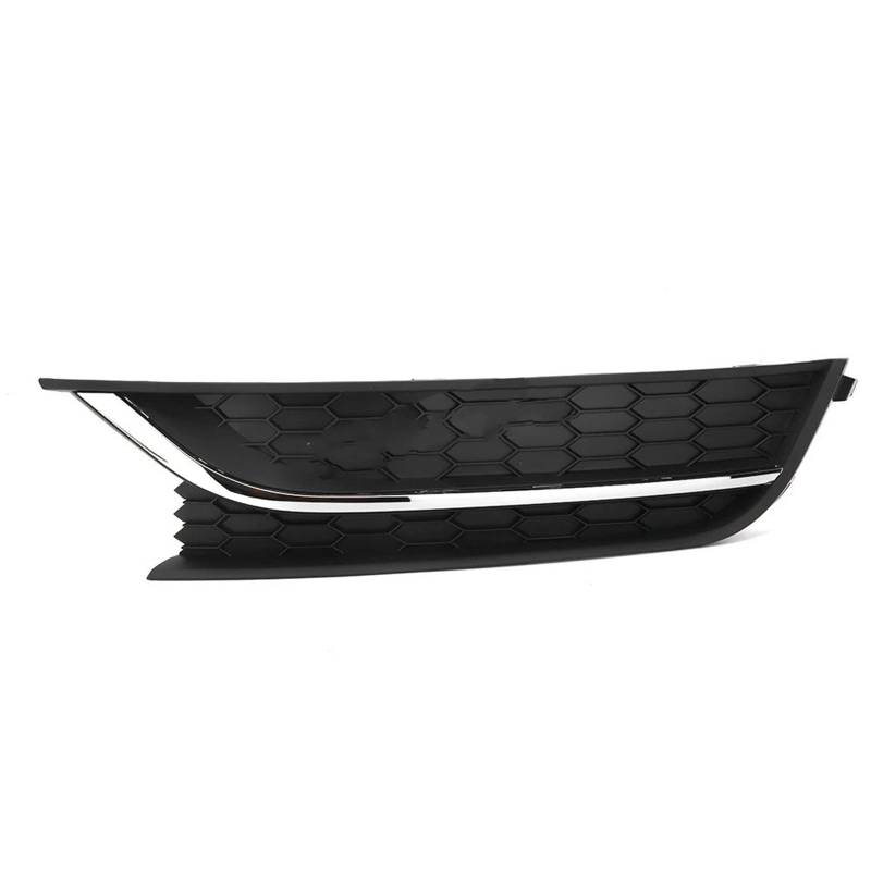 Front Bumper Grille Für VW Für Passat 2012 2013 2014 2015 Auto Front Stoßstange Kühlergrill Nebel Lampe Scheinwerfer Trim Schützen Nebel Licht Abdeckung Auto-Frontgrill(Left Cover) von CQRBNE