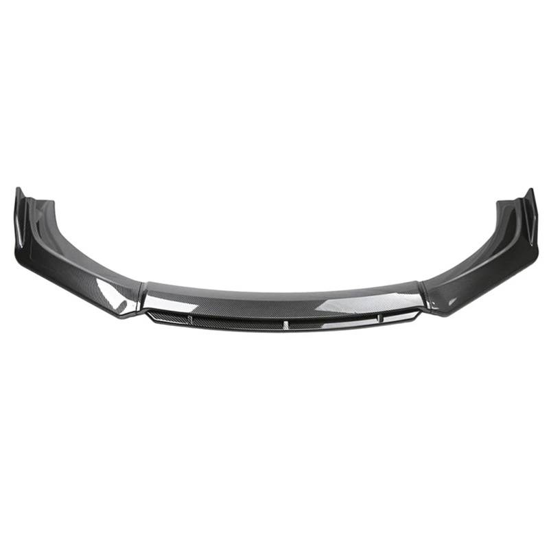 Front Bumper Grille Universal Auto Front Stoßstange Lippe Kinn Spoiler Splitter Diffusor Bodykit 4 Teile/Satz Schwarz Carbon Druck Außen Teile Auto-Frontgrill(Carbon) von CQRBNE