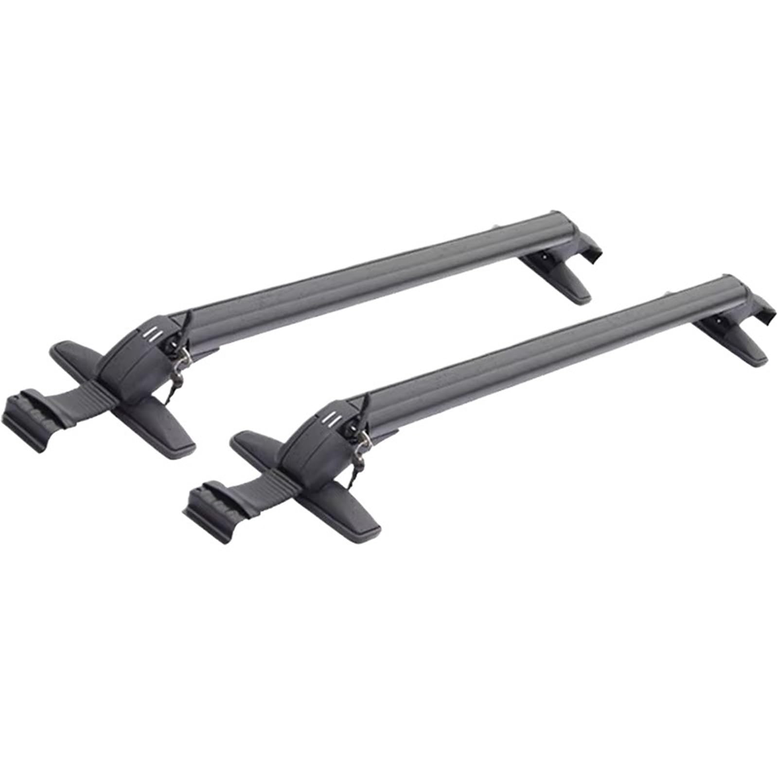 Gepäckablage Querträger 1 Paar/2 Stücke Universal Fahrzeug Auto Dach Montage Rack Schiene Bar Schwarz Aluminium Gepäck Träger Mit Lock Top Auto Rack Dachreling Rack(D-2pcs 100cm) von CQRBNE