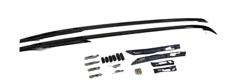 Gepäckablage Querträger 2PCS Für Land Für Rover Für Discovery Sport 2015-2024 Cross Bar Träger Aluminium Dach Schiene Dachreling Rack(Schwarz) von CQRBNE