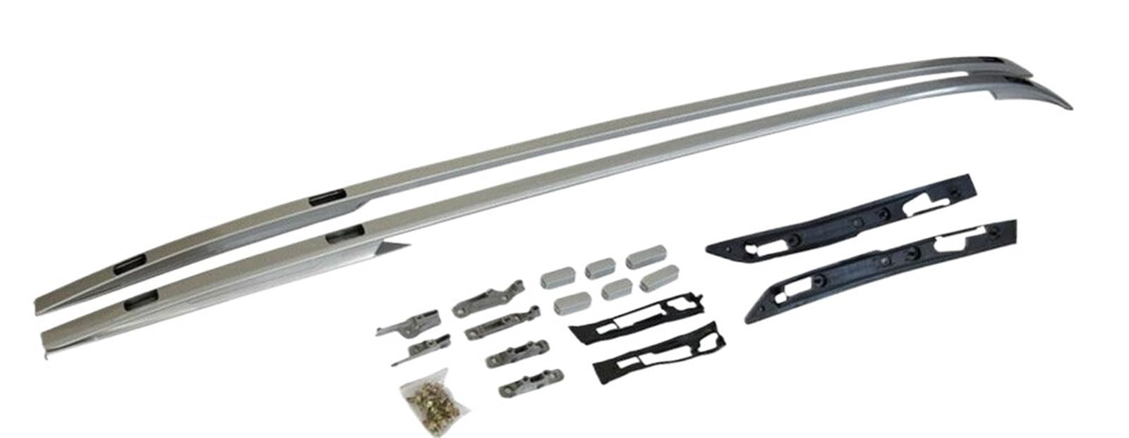 Gepäckablage Querträger 2PCS Für Land Für Rover Für Discovery Sport 2015-2024 Cross Bar Träger Aluminium Dach Schiene Dachreling Rack(Silber) von CQRBNE