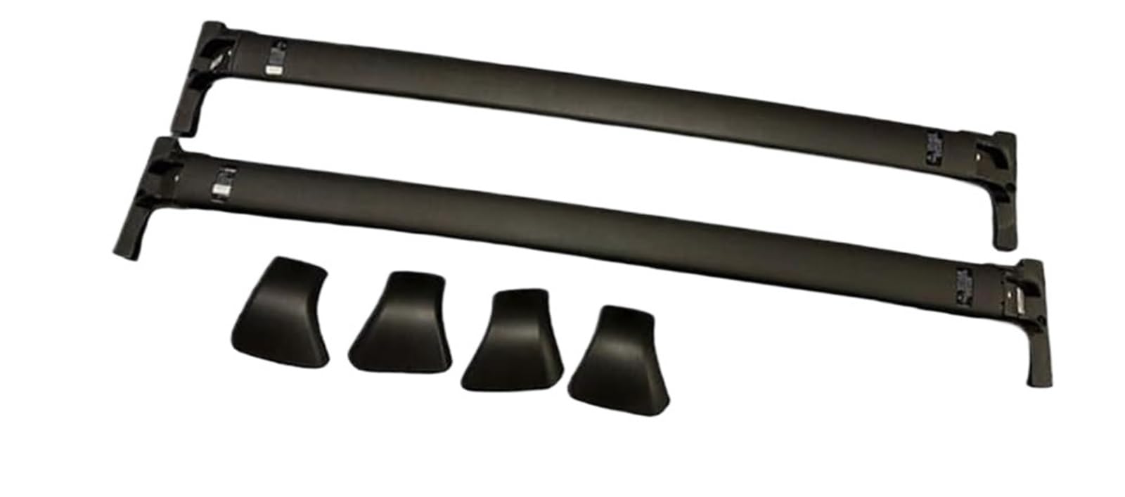 Gepäckablage Querträger 2PCS Für Lexus TX 350 500h 550h 2023 2024 Dach Rack Kajak Bars Aluminium Querlatte Kreuz Bar Dachreling Rack(Schwarz) von CQRBNE