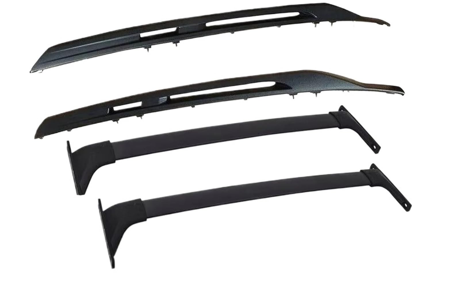 Gepäckablage Querträger 4PCS Für RAV4 Für Abenteuer 2019-2024 Gepäckträger Bar Aluminium Dachreling Querstangen Dachreling Rack von CQRBNE