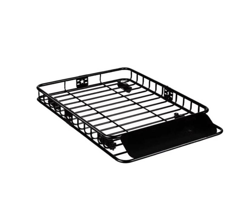 Gepäckablage Querträger Dachträger-Gepäckkorb 1168 X 914 X 114 cm / 1295 X 914 X 127 cm Dachgepäckträger Robust 90 Kg Tragkraft Für SUV-LKW-Fahrzeuge Dachreling Rack(46 inches) von CQRBNE