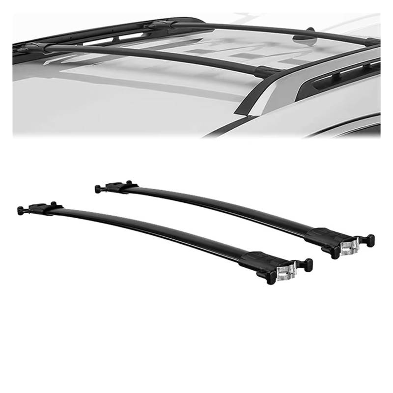 Gepäckablage Querträger Für Chevrolet Für Equinox 2010-2017 Aluminium Auto Dach Top Gepäckträger Rack Halter 60 Kg Last Dach Rack Kreuz Bars Dachreling Rack von CQRBNE