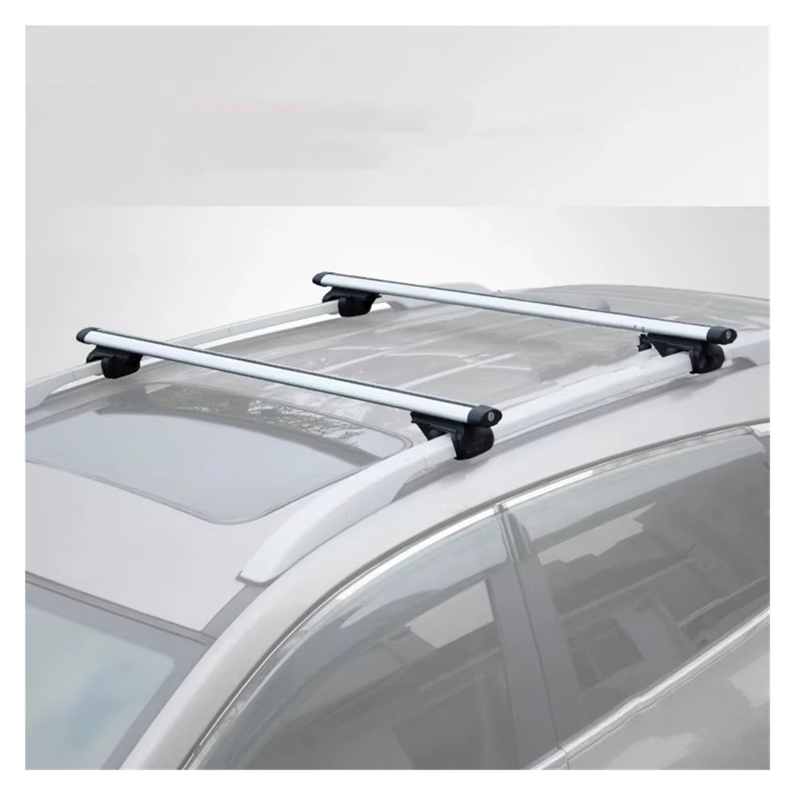 Gepäckablage Querträger Für Fabia Für Karoq Für Octavia Für Kodiaq Für Superb Universal 135 cm Autodachträger Querträger Querträger 75 Kg 150LBS Dachreling Rack(Black 1.25M) von CQRBNE