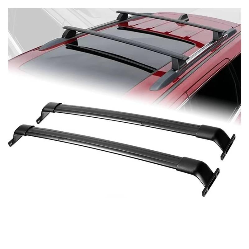 Gepäckablage Querträger Für Jeep Für Grand Für Cherokee L 2021-2023 Aluminium Auto Dach Top Gepäck Träger Rack Halter 75 Kg Last Lager Dachreling Rack von CQRBNE