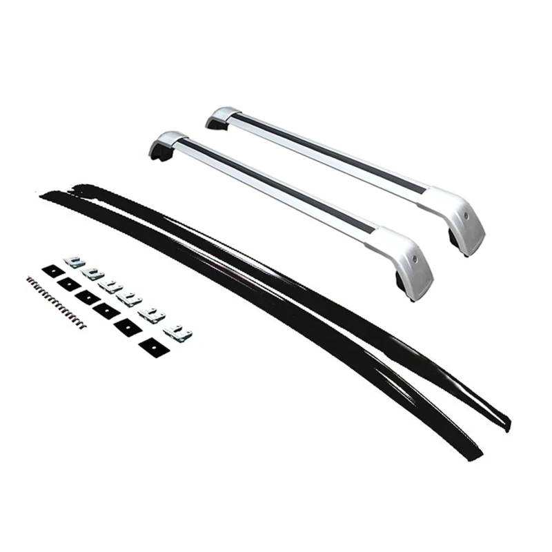 Gepäckablage Querträger Für Mazda Für CX-30 CX30 2020-2024 Schienen Bar Gepäckträger Bars Top Cross Bar Rack Schiene Boxen Aluminium Dachreling Rack(Schwarz) von CQRBNE