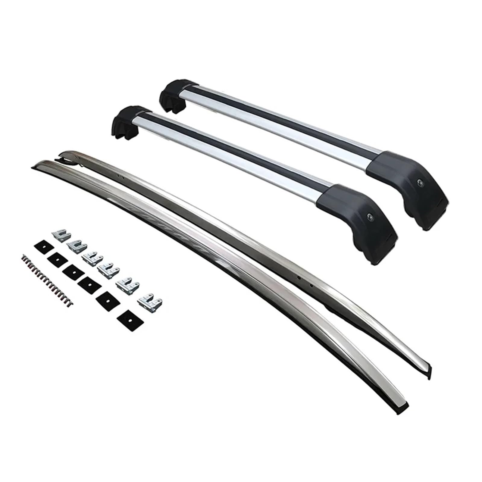 Gepäckablage Querträger Für Mazda Für CX-30 CX30 2020-2024 Schienen Bar Gepäckträger Bars Top Cross Bar Rack Schiene Boxen Aluminium Dachreling Rack(Silver b) von CQRBNE