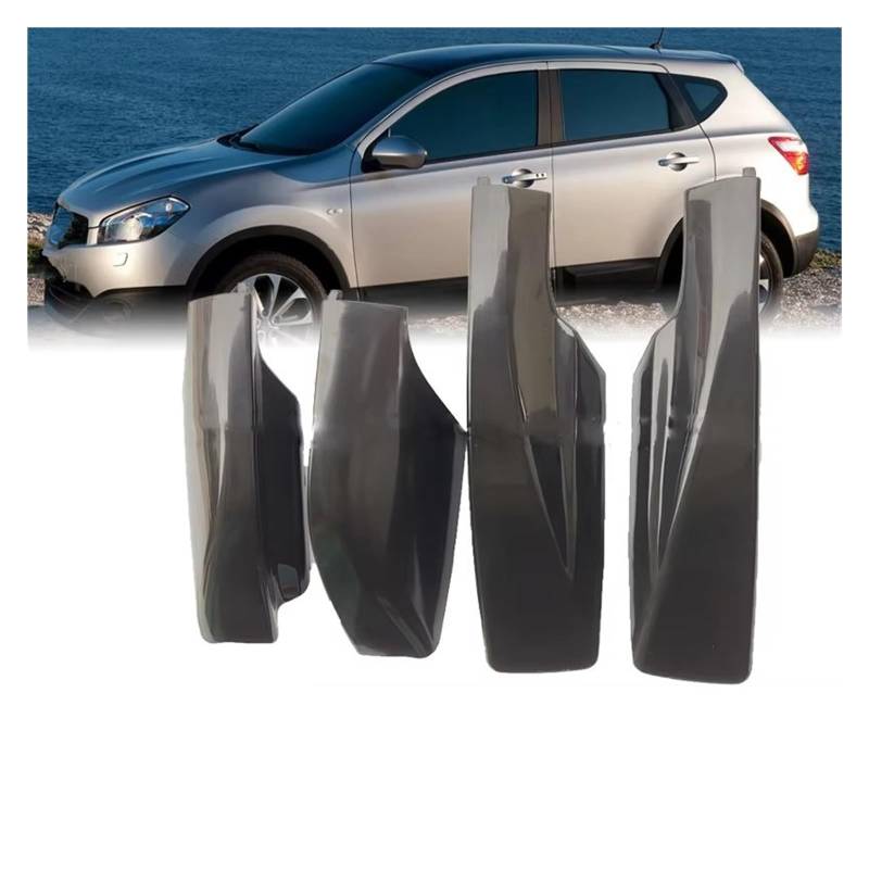 Gepäckablage Querträger Für Nissan Für Qashqai 2008-2015 Dach Rack Abdeckung Vorne Hinten Dach Gepäck Bar Schiene Ende Shell Kunststoff Schutz Abdeckung Dachreling Rack(Front Left) von CQRBNE