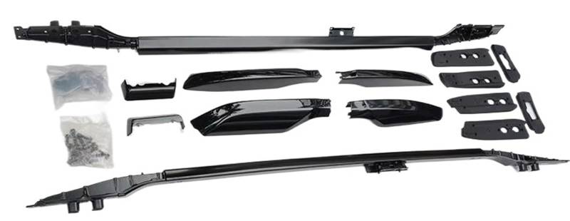 Gepäckablage Querträger Für Toyota Für Land Für Cruiser Für Prado 120 FJ120 LC120 2003-2009 Top Dach Rack Schiene Gepäck Kreuz Bar Aluminium Legierung Dachreling Rack von CQRBNE