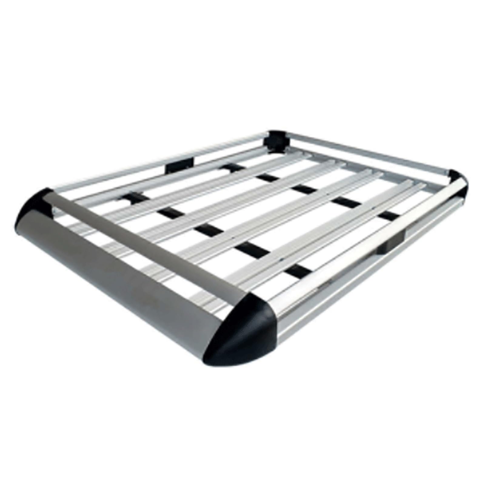 Gepäckablage Querträger Universal Auto Dachträger Fracht Aluminiumlegierung Top Carrier Gepäckkorb Mit Stangen Für SUV -Einzeldeck 127 * 90 cm Dachreling Rack(127x90cm) von CQRBNE