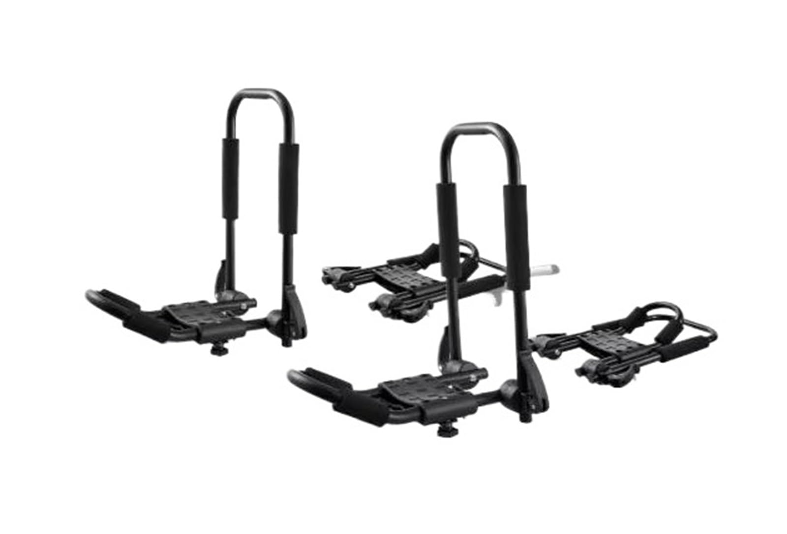 Gepäckablage Querträger Weicher Dachträger, Schnell Zusammenklappbarer Dachträger Für Kajak, Surfbrett, Kanu, Ski Dachreling Rack(Foldable2pcs) von CQRBNE