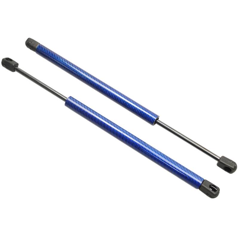 Hinten Heckklappe DämpferX Für Clio MK3 Fließheck 2005-2012 Lift Unterstützt Streben Prop Stange Schocks Hinten Trunk-Boot Heckklappe Carbon Faser 1 Paar Heckklappendämpfer(Blue Carbon Fiber) von CQRBNE