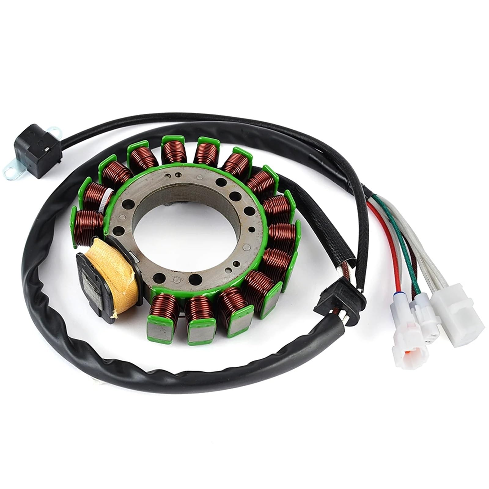 Magnet-Stator-Spule Für YFM350 Für YFM400 Für BigBear 350 2WD 4WD Für Kodiak 400 Für YFM350X Für YFM350ER Für YFM350U Für YFM350FW Stator Spule 4GB-85510-00 3HN-85510-10 Stator Coil Motorrad Zündspule von CQRBNE