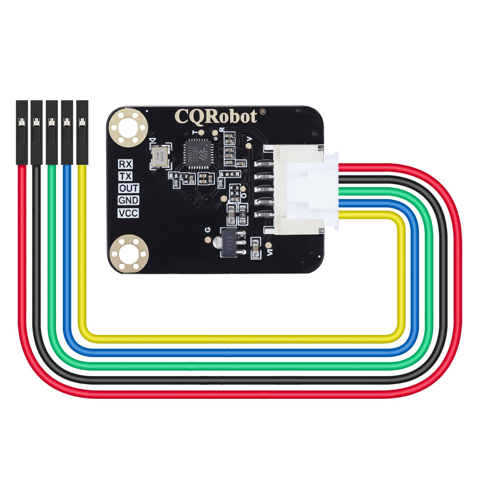 CQRobot 5,8 GHz Mikrowellen-Bewegungssensor mit Doppler-Effekt, kompatibel mit Arduino und Raspberry Pi Board. für Industrie, Transport, Landwirtschaft, Smart Home, Sicherheitsüberwachung. von CQRobot