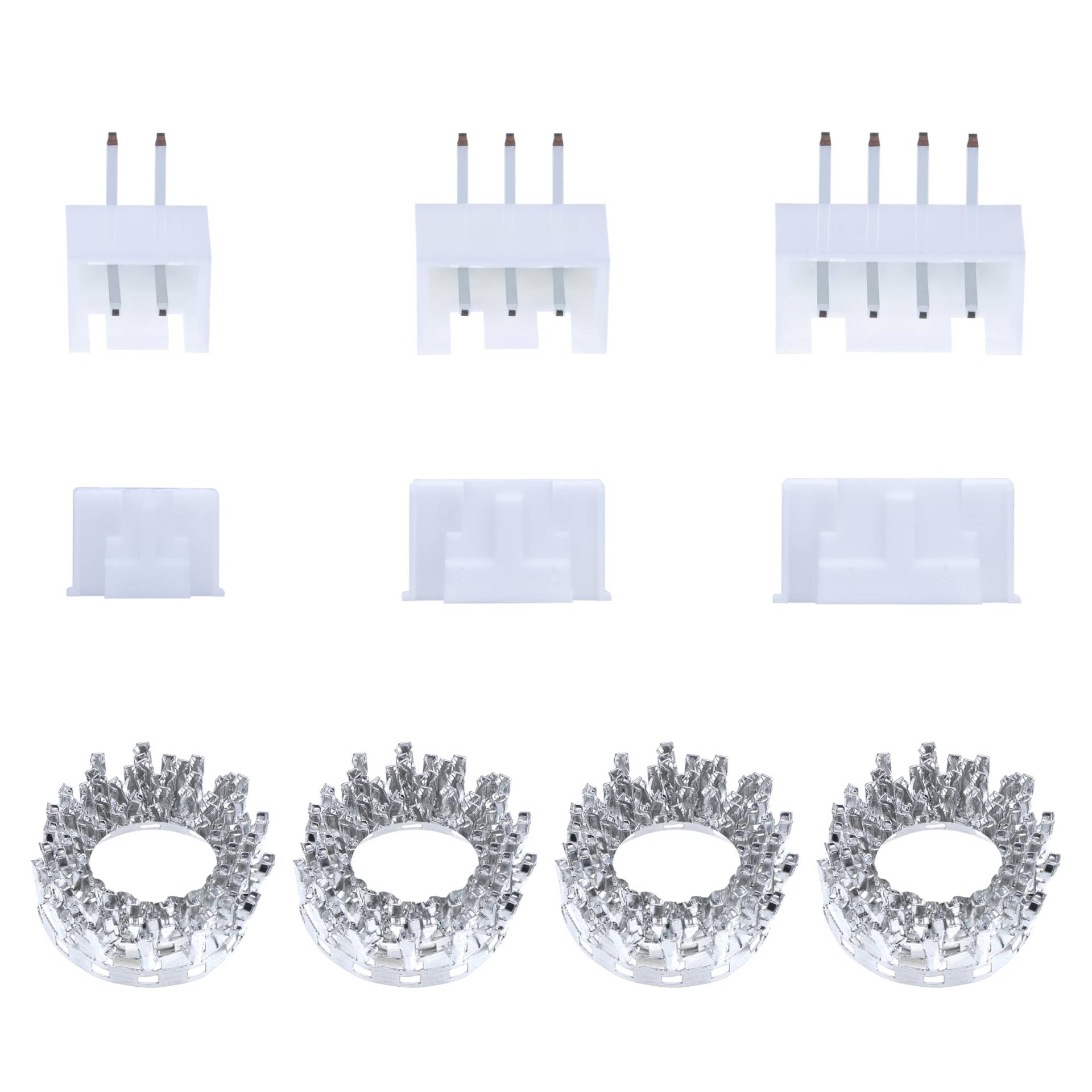 CQRobot JST XA SMD 2,54 mm Tonhöhe 2-Polige/3-Polige/4-Polige Steckverbinder IC Männlich Stecker, Weiblich Buchsengehäuse und T-Crimp-Klemme.75 Sätze/375 Teile Kabel-Platine-Adapterkabelbaugruppe. von CQRobot