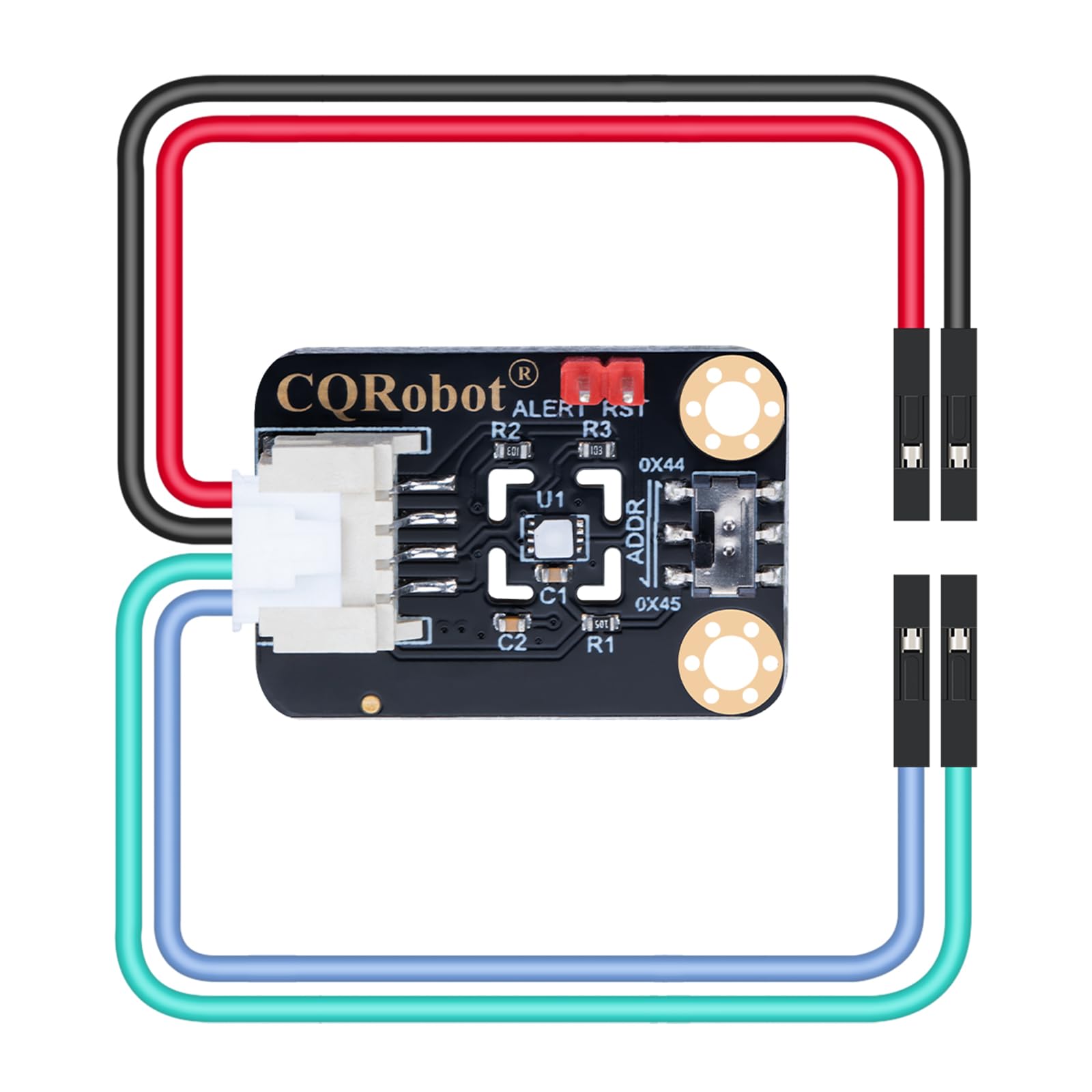 CQRobot Temperatur- und Feuchtigkeitssensor kompatibel mit Raspberry Pi/Arduino Motherboard. Onboard SHT31 Chip für industrielle Produktion, Wetterüberwachung, landwirtschaftliche Überwachung. von CQRobot