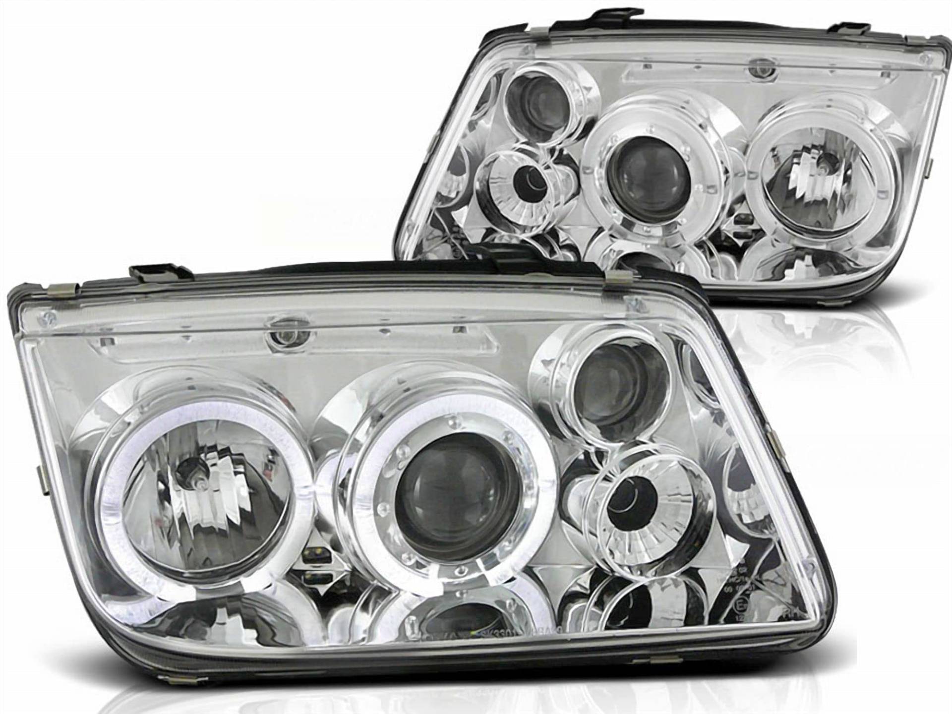 CR-Lights Angel Eyes Scheinwerfer für VW Bora 1998-2005 Nebelscheinwerfer von CR-Lights