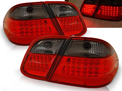 CR-Lights Für Mercedes W208 CLK 03.1997-04.2002 LED Rückleuchten in rot matt von CR-Lights