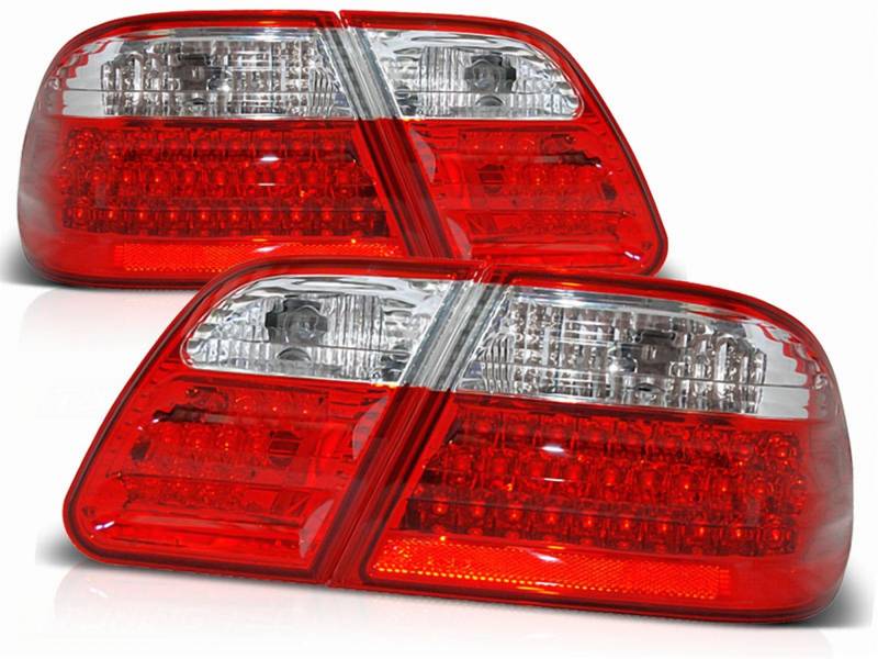 Tuning-Tec LED Rückleuchten Set für Mercedes W210 E-Klasse 1995-03.2002 in rot weiß von Tuning-Tec