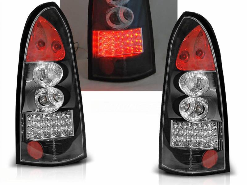 CR-Lights LED Rückleuchten Set für Opel Astra G Kombi schwarz 09.1997-02.2004 von CR-Lights