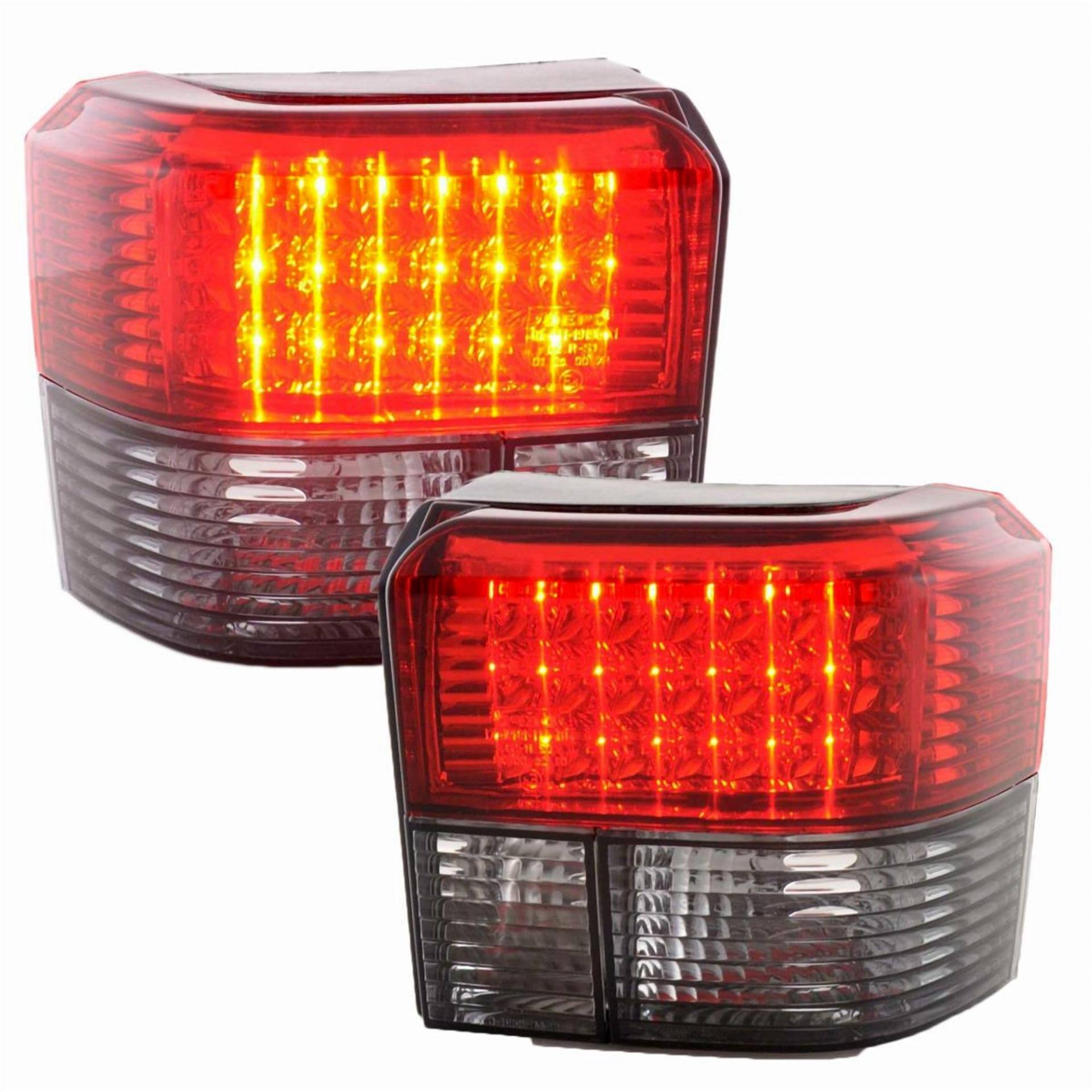 CR-Lights LED Rückleuchten Set für VW T4 in rot smoke 1990-2003 von CR-Lights